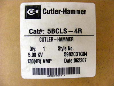 <B>Cutler-Hammer - </B>5BCLS-4R 5.08 KV Fuse